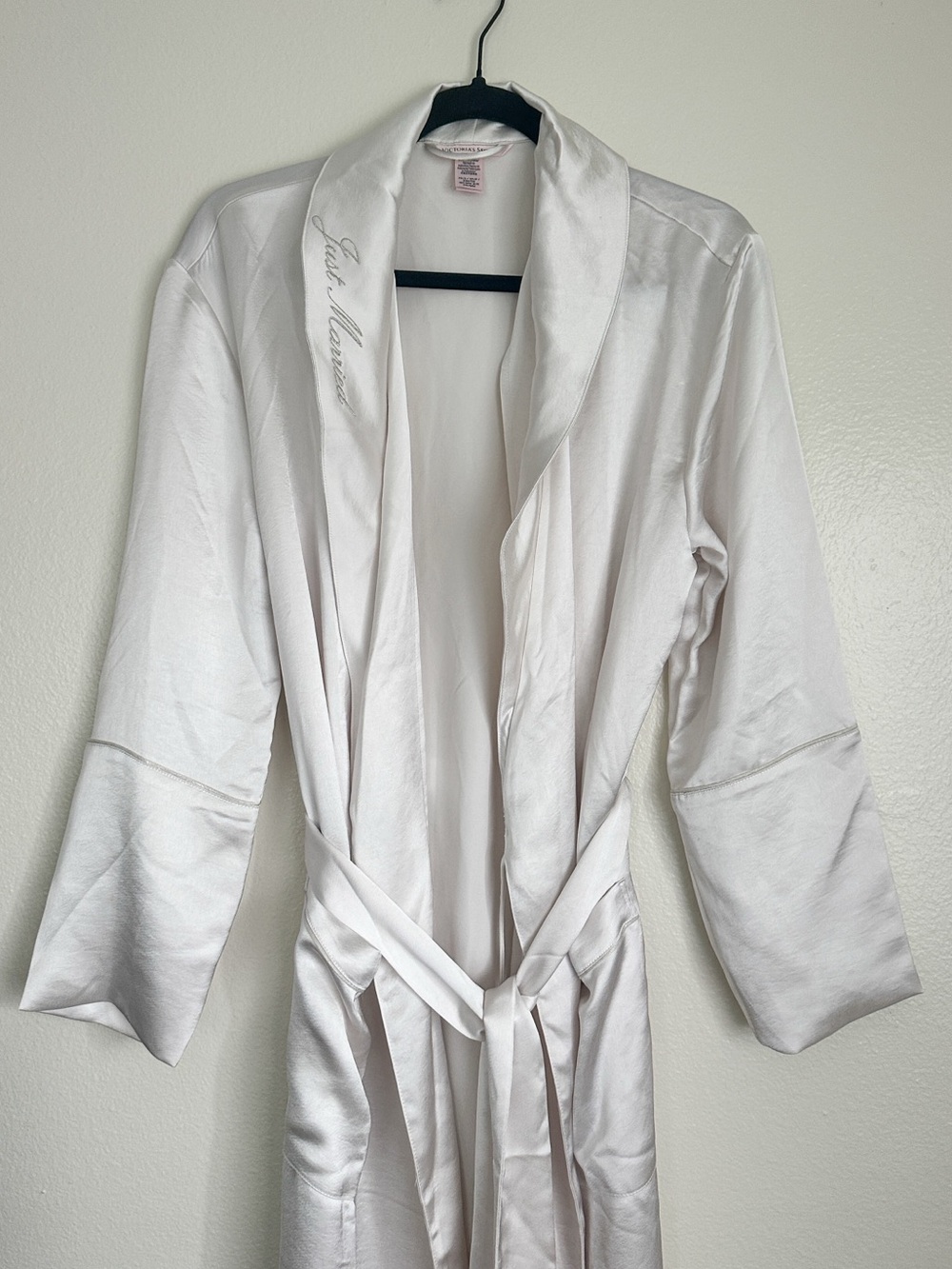 Victoria's Secret Satin Just Married Long Robe